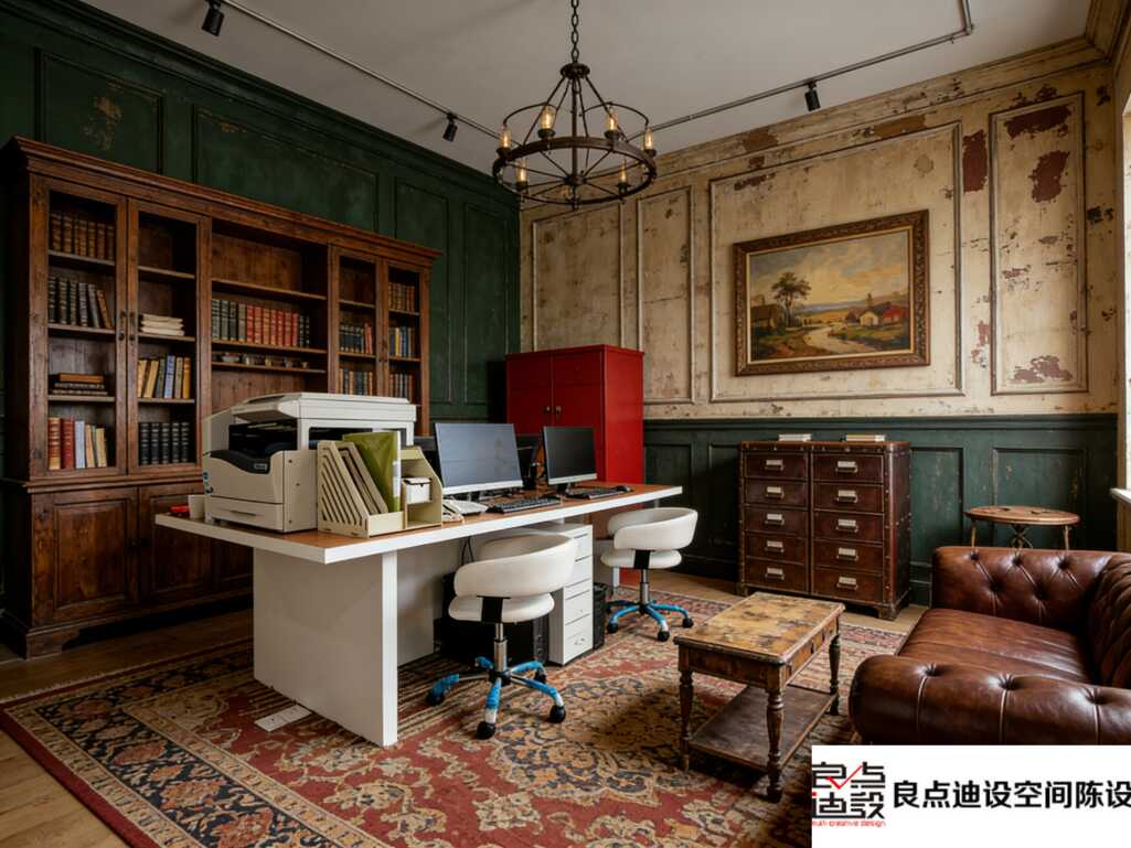 挖到宝了!这家复古风办公室把软装设计玩明白了💼✨